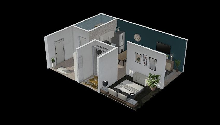 First Apartment at New Yo 3d design picture 55.46