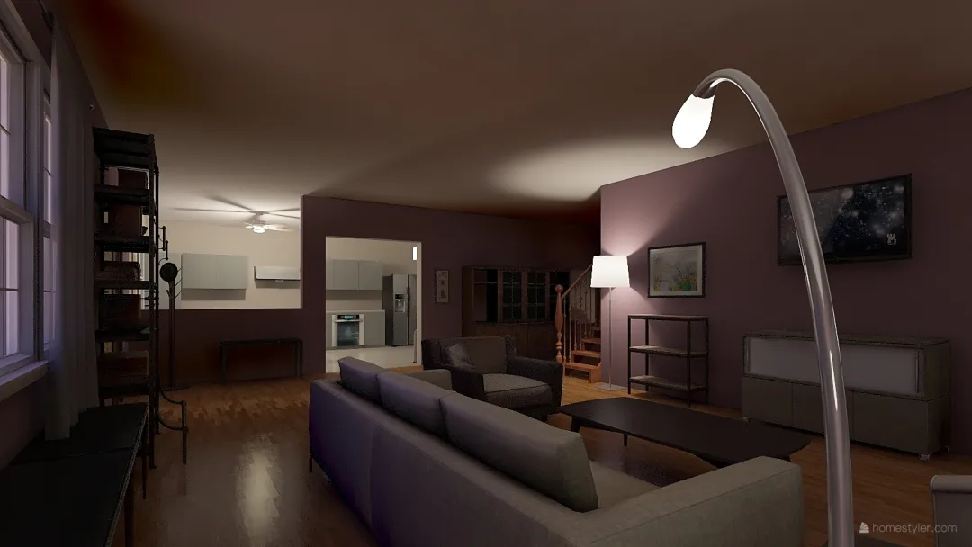 Safe House First Floor 3d design renderings