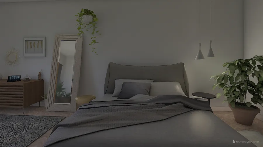 Texas bedroom 3d design renderings