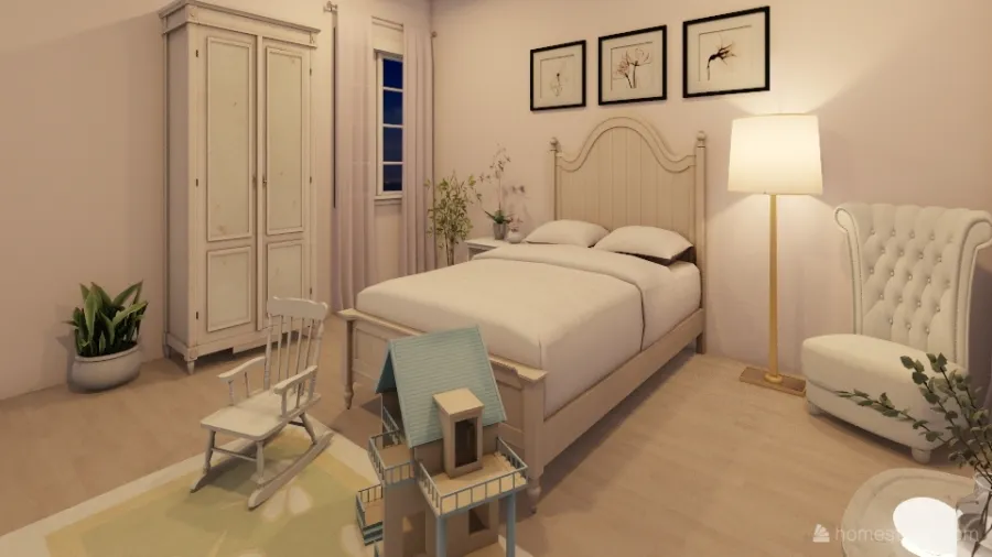 Dormitorio de NIÑA 3d design renderings