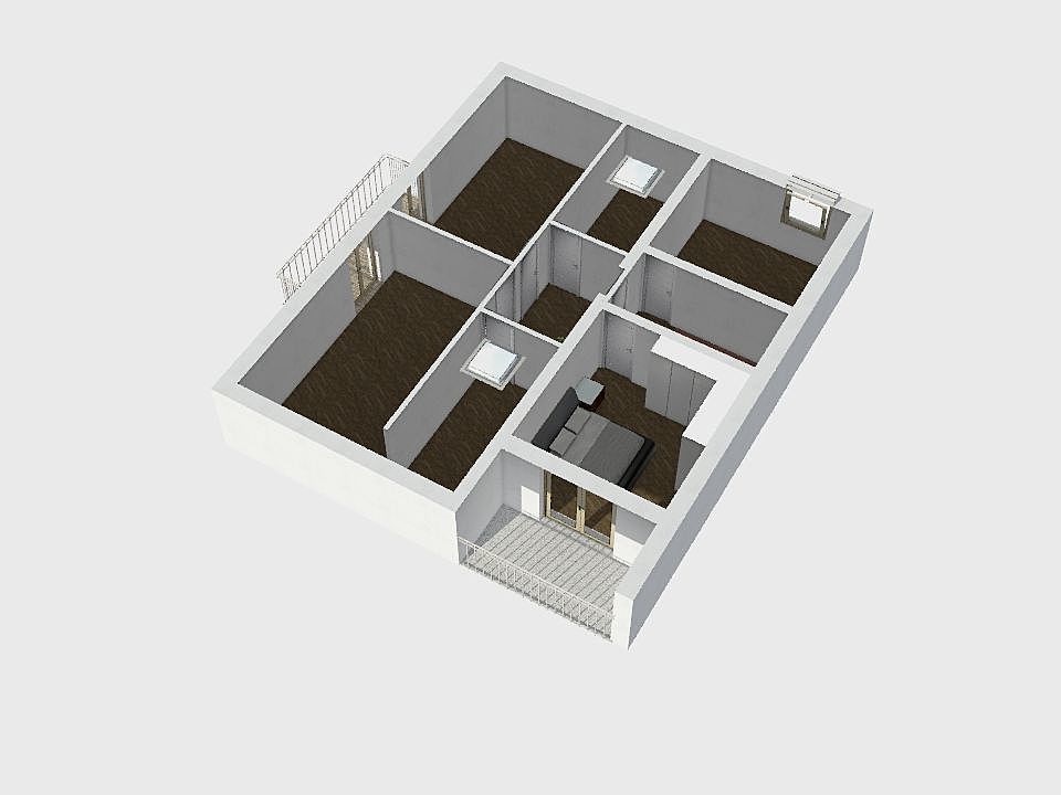 Casa Cralla Piano Primo 3d design renderings
