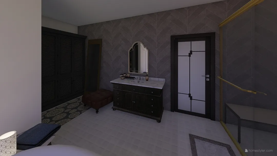 Camille's Apartment 3d design renderings