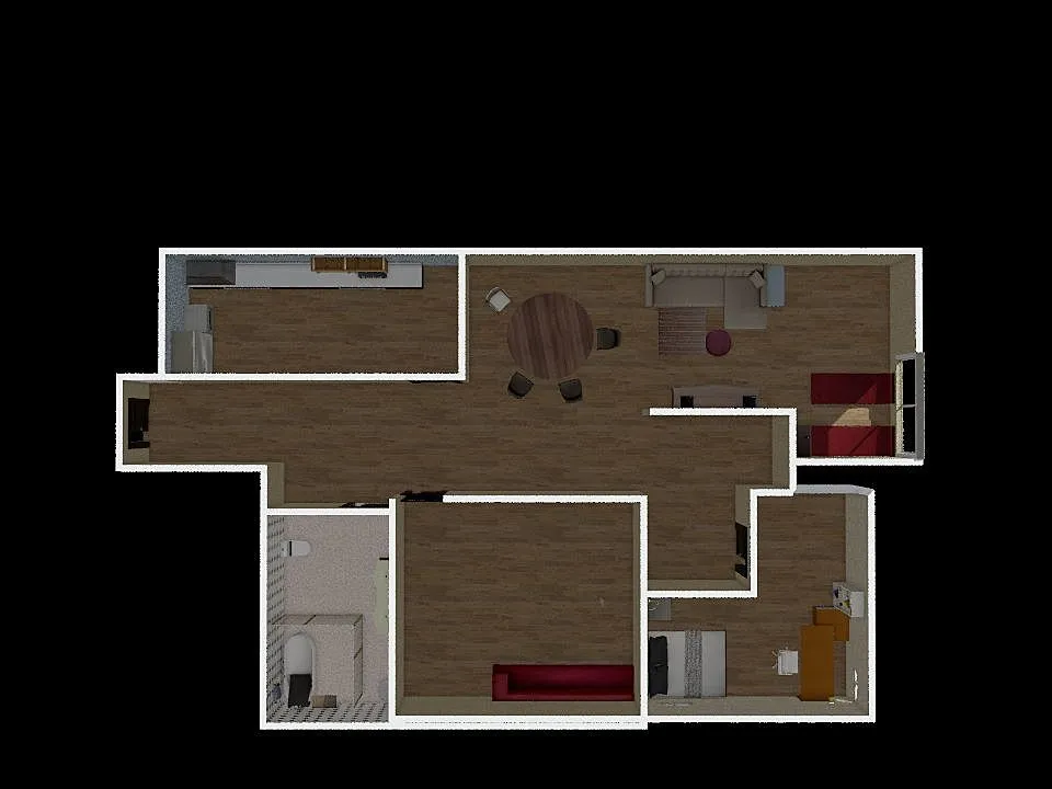 jack leung apartment 3d design renderings