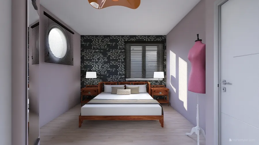 Slaapkamer 3d design renderings