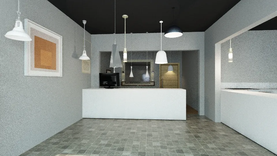 sweet&coffe shop 3d design renderings