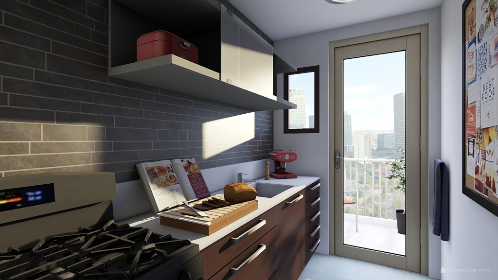 Keuken 3d design renderings