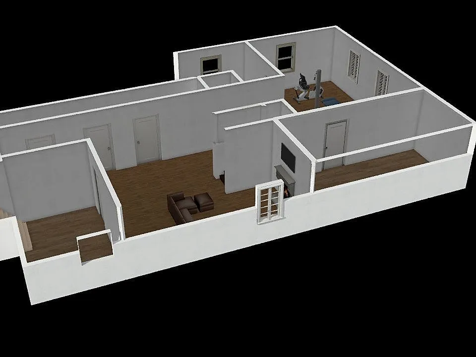 margaret basement 3d design renderings