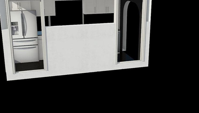 Tiny Modern Kitchen 3d design picture 10.14