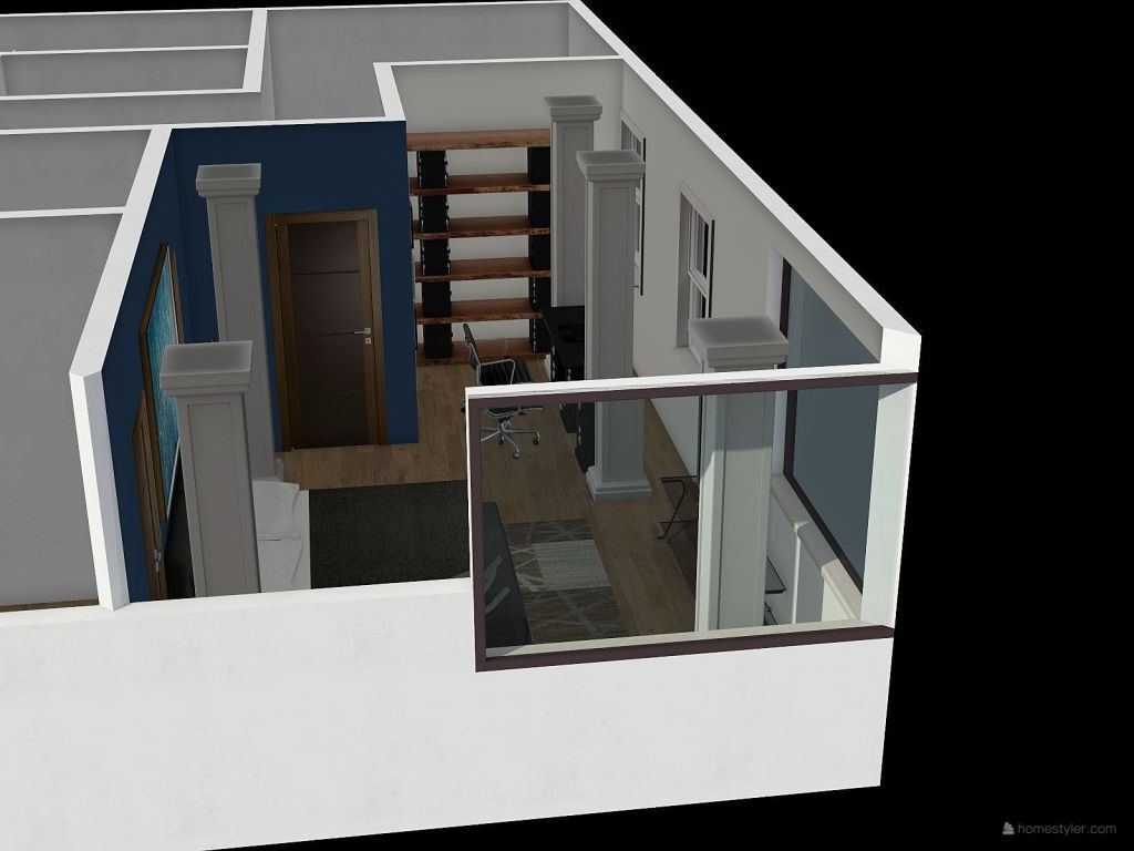 Habitacion 1 3d design renderings