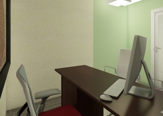 Office Room Design Rendering