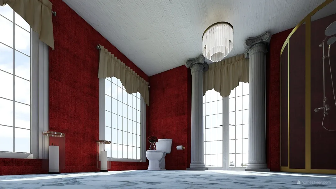 Bathroom in Eden 3d design renderings