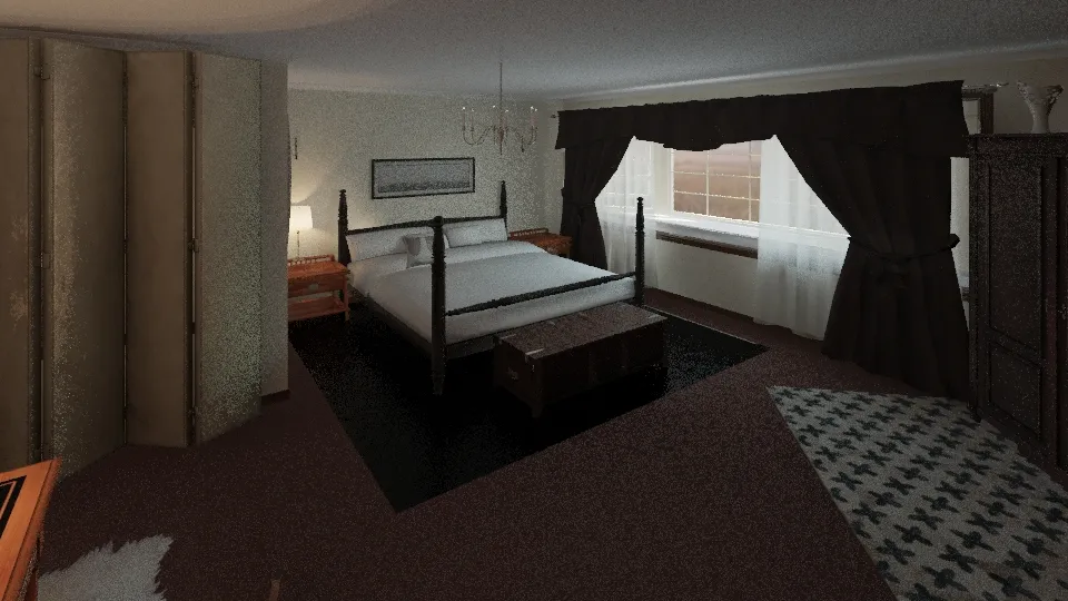 Magnus' Room 3d design renderings