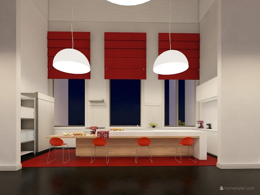 color pop penthouse 3d design renderings