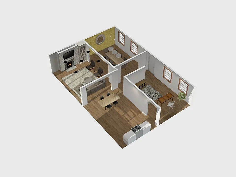 Alexander House 3d design renderings