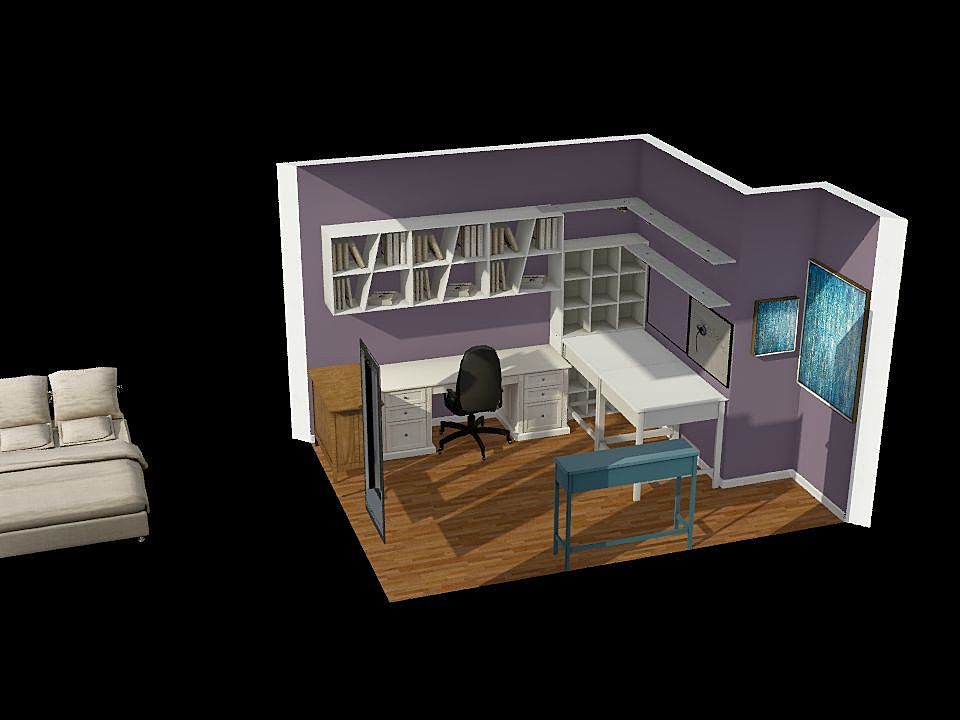 Sewing Room 3d design renderings