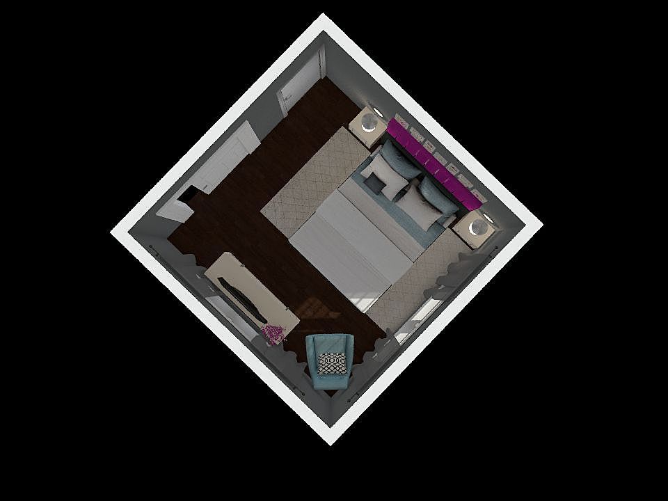 Keller Guest Bedroom 3d design renderings