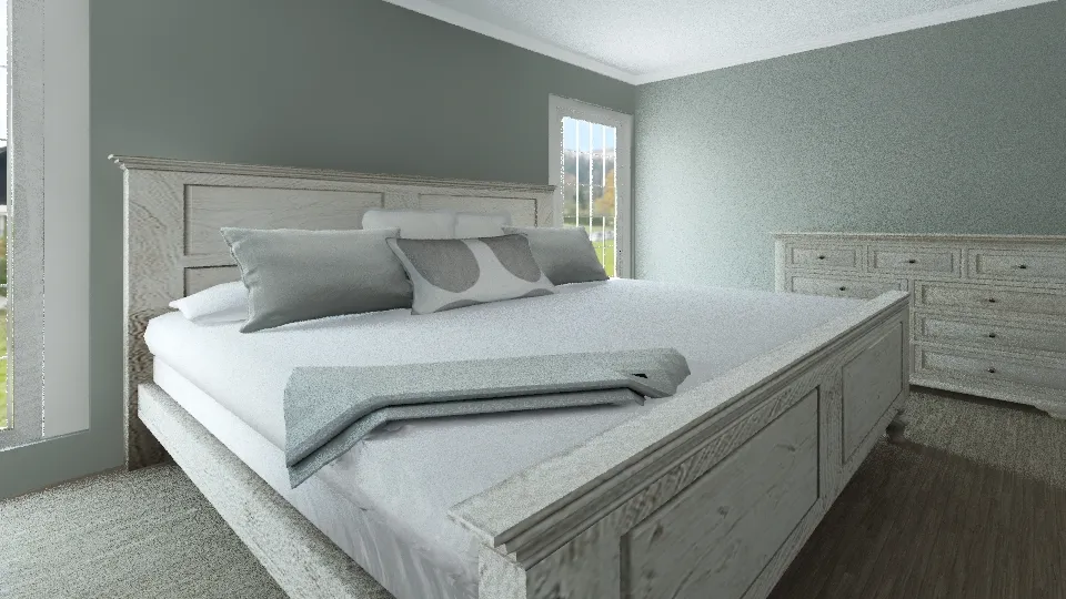 Client Bedroom 3d design renderings