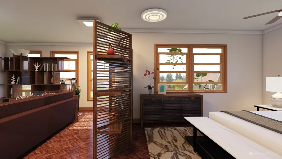 Studio Apartment Take 1 3d design renderings