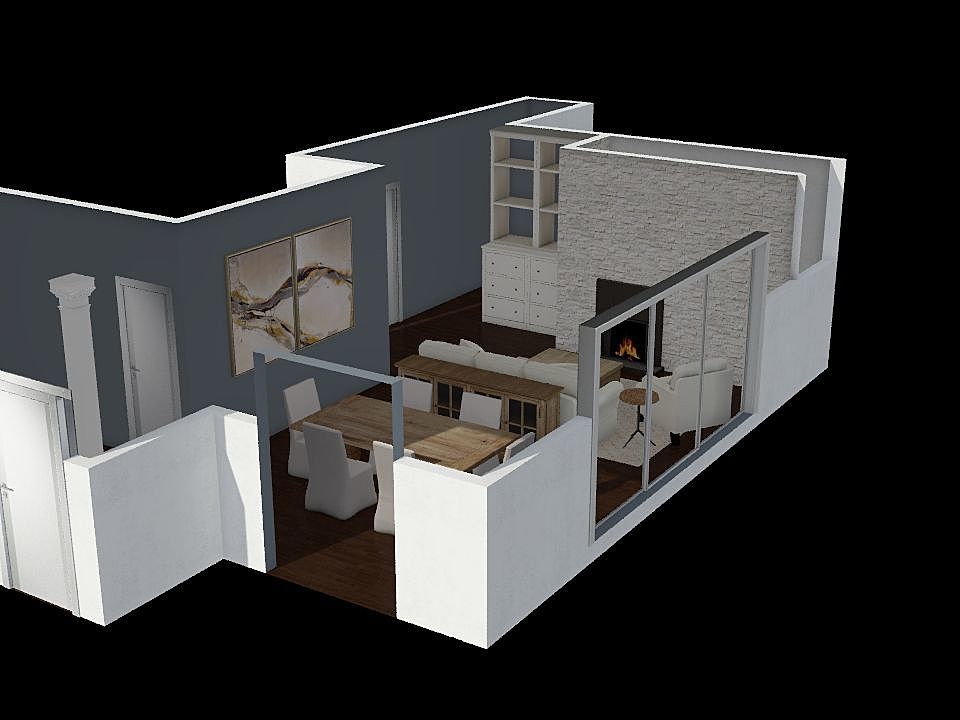 Keller Living Room 3d design renderings