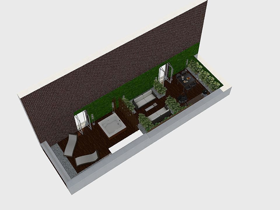 Terrace-2 3d design renderings