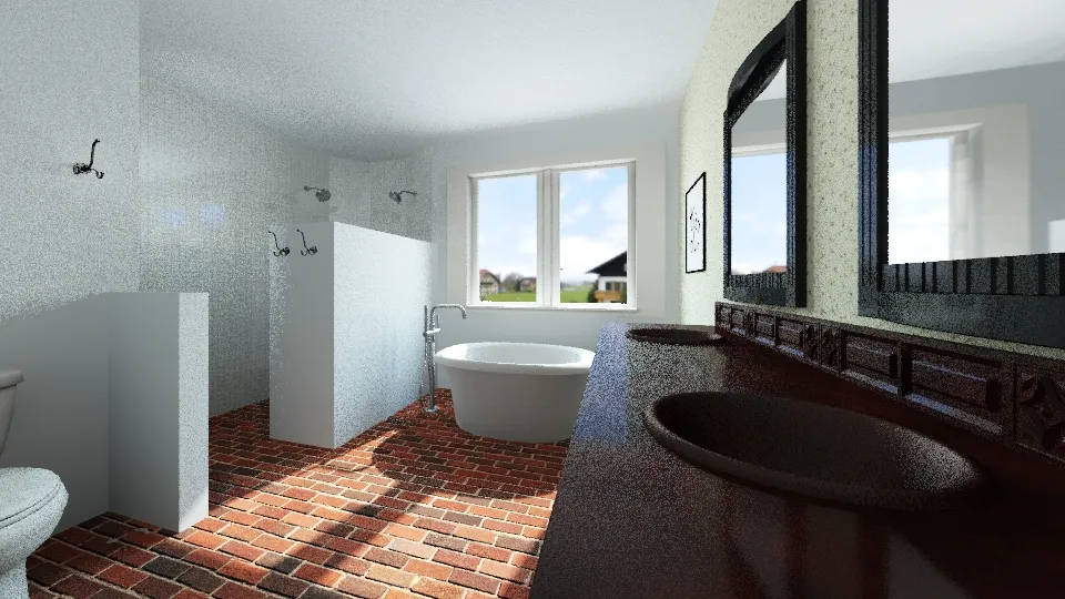 MU Master Bath V5 3d design renderings