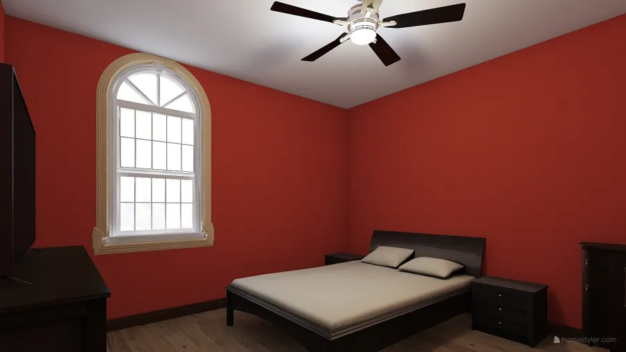 One Bedroom house 3d design renderings