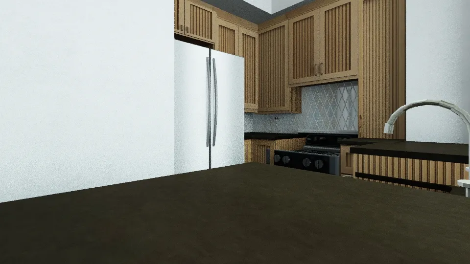 Kitchen 388 Bloor 3d design renderings