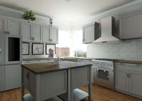 Group Project Kitchen and Dining Design Rendering
