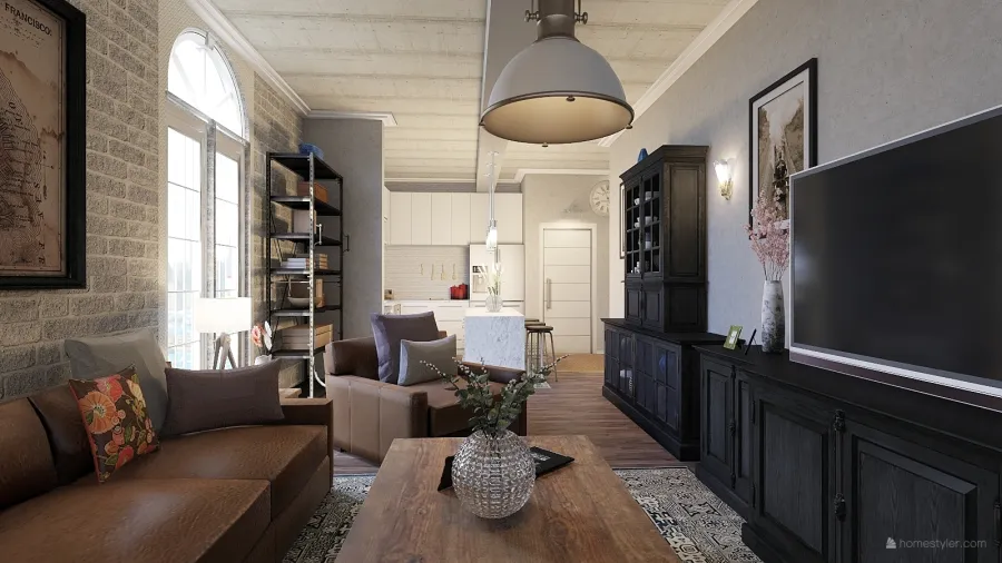 One Bedroom Apartment Take 3 3d design renderings