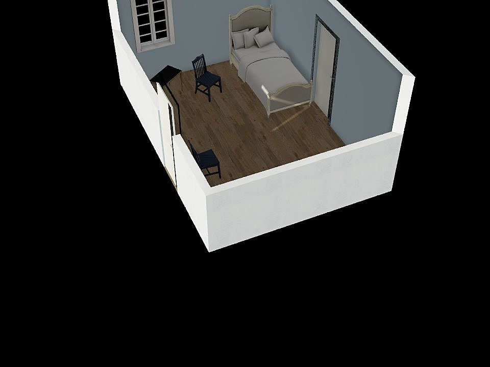 vangogh room 3d design renderings
