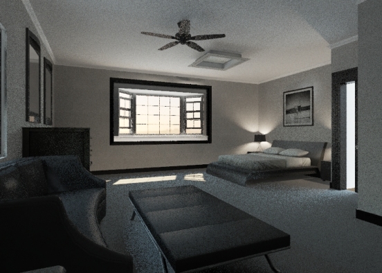 Master Bedroom and Bath Project Design Rendering