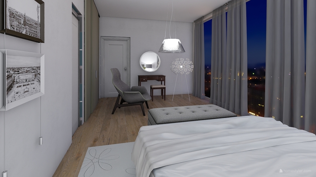 Concepthus 1 floor house in Denmark 3d design renderings