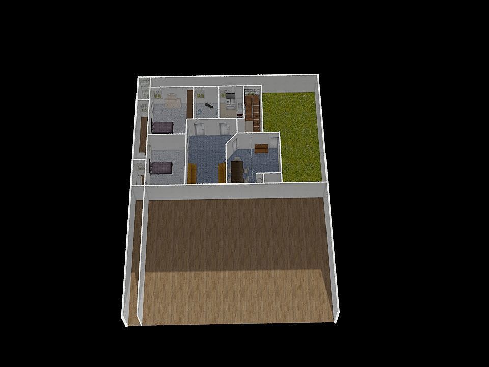 Floor Plan - 80 front 3d design renderings