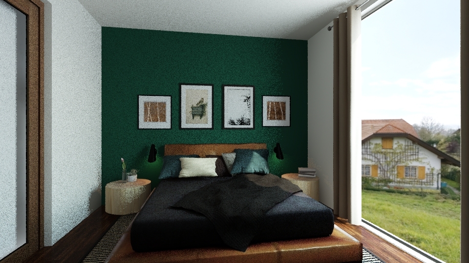 Pionierska bedroom 3d design renderings