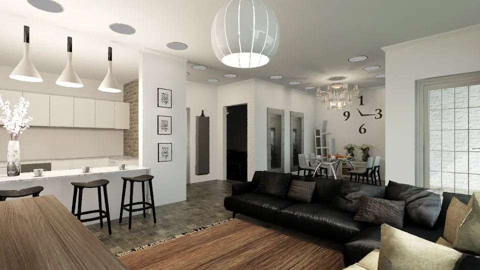 Rumah minimalis 3d design renderings