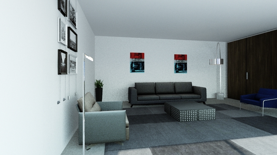 late modern room 3d design renderings