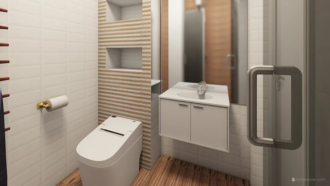 łazienka parter2 3d design renderings