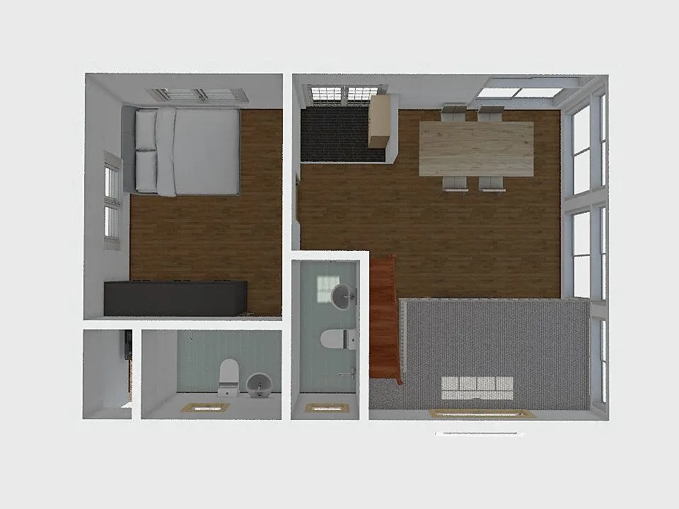 Yuri 2nd house Type E 3d design renderings