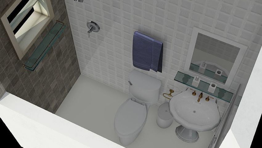 Banheiro Pequeno 3d design picture 3.3