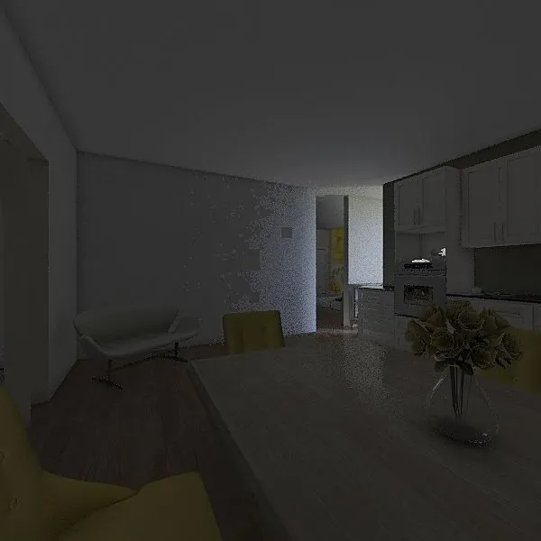 yellow house 3d design renderings