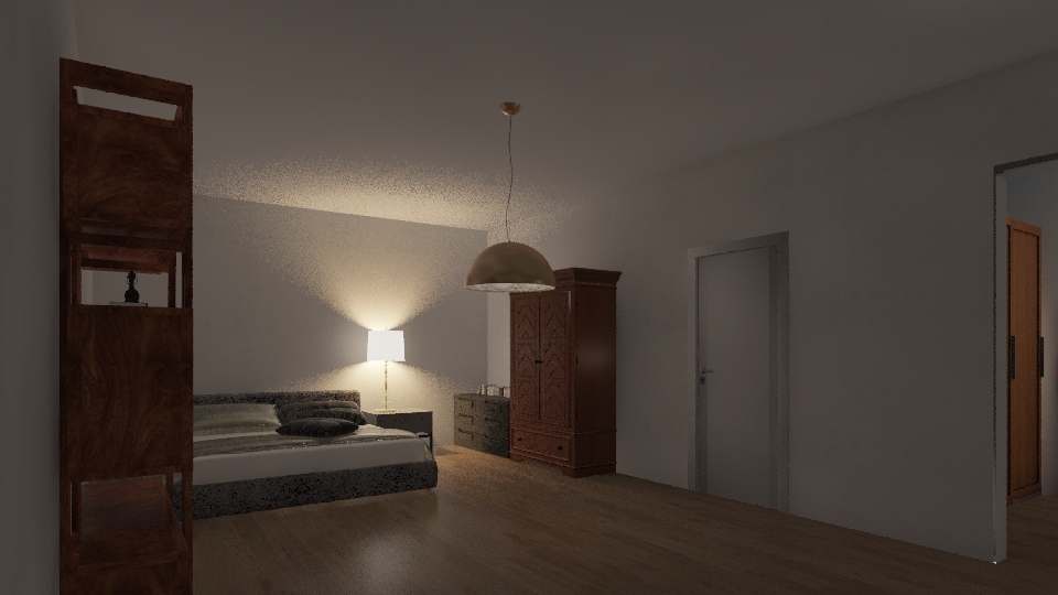 Master Bedroom and Bathroom 3d design renderings