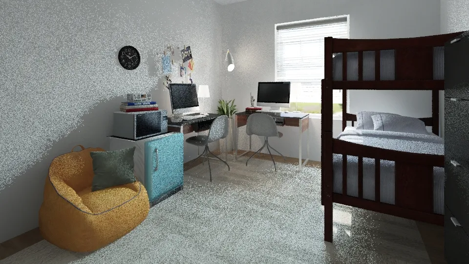 H&S- Dorm 3d design renderings