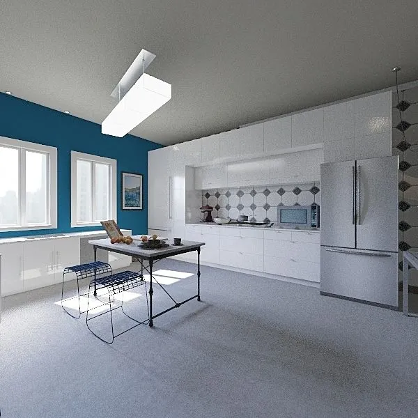 INDUSTRIAL HOME 3d design renderings