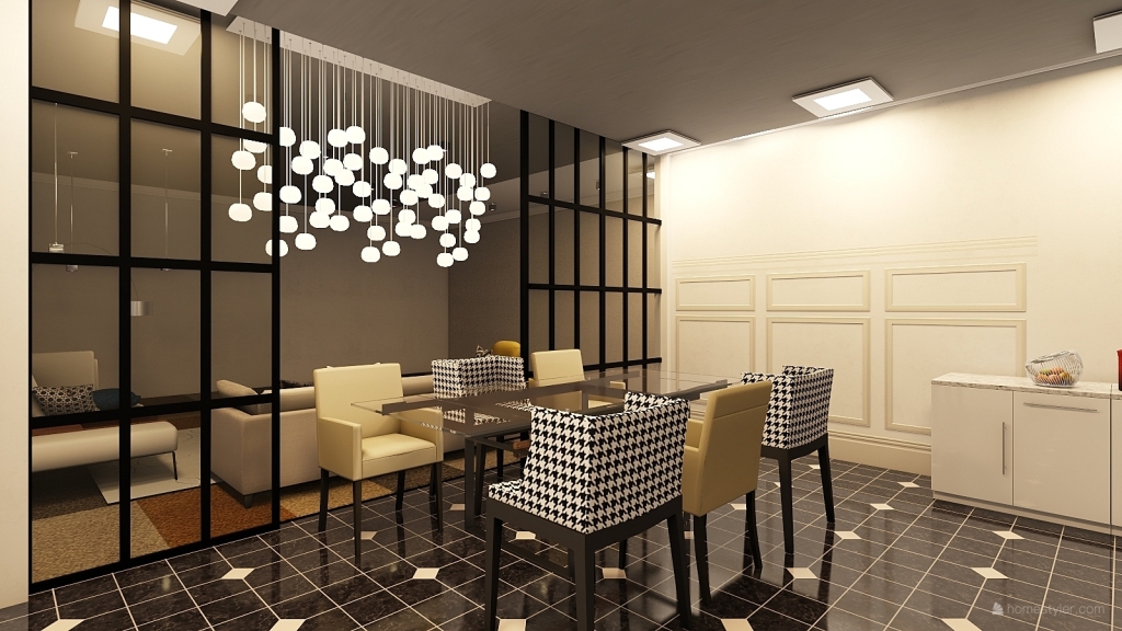 living dining design 3d design renderings