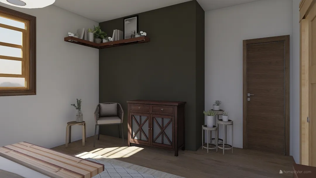 MASTER BEDROOM 3d design renderings