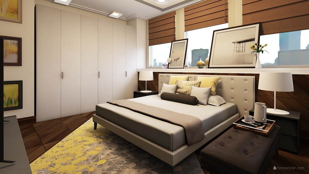 Sunshine and Clouds 3d design renderings