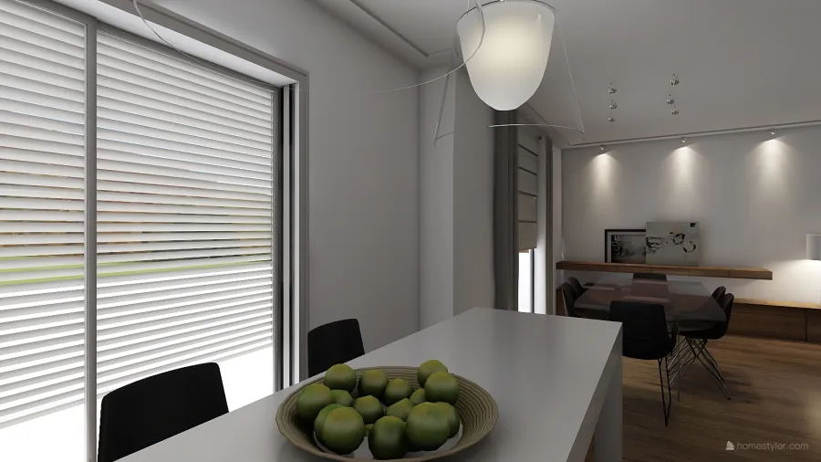 Flat in Lykovrysi, Athens 3d design renderings