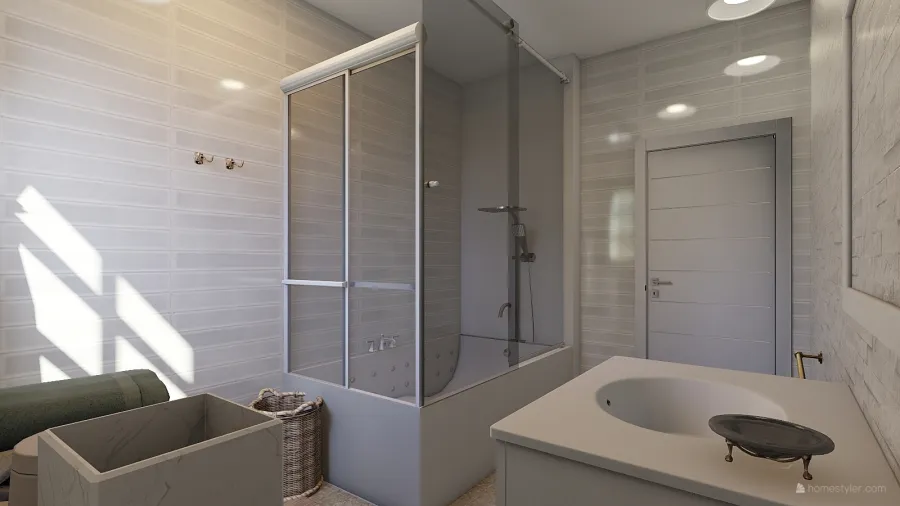 simple modern home 3d design renderings