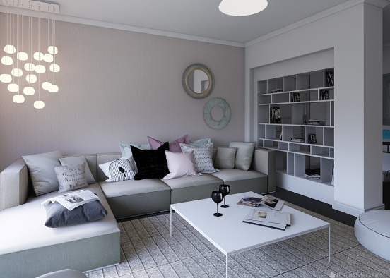 Appartamento di Bianca & Appartamento di Mattia Design Rendering