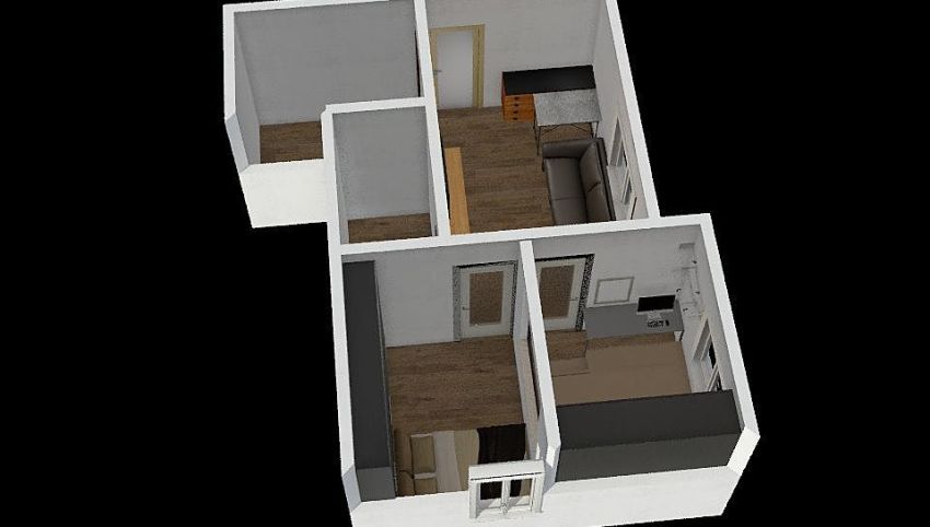 Basic floor plan 3d design picture 0